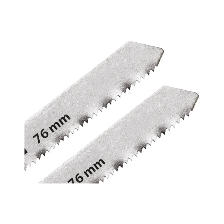 Brzeszczoty do wyrzynarek z uchwytem typu "T", 50 mm, 21TPI, do metalu, 2 szt.