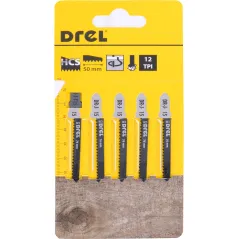 Brzeszczoty z uchwytem typu "U", 50 mm, 21TPI, do metalu, 5 szt.