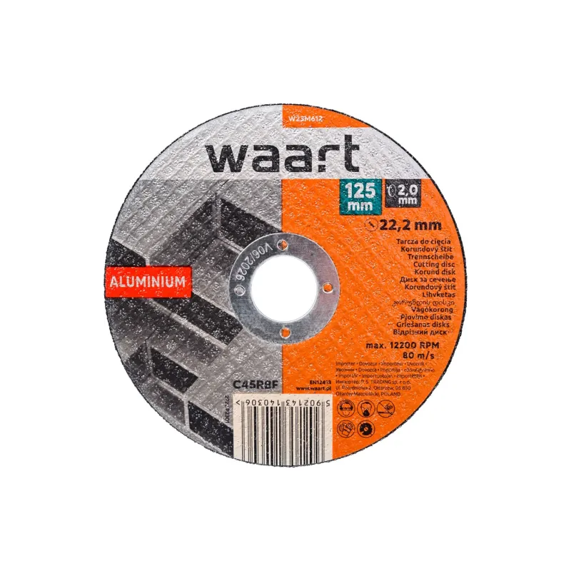 Tarcza korundowa 125 x 2.0 x 22.2 mm, do aluminium Tarcza korundowa 125 x 2.0 x 22.2 mm, do aluminium