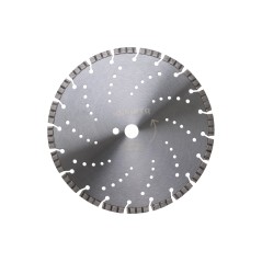 Tarcza diamentowa 300 x 25.4 mm, segmentowa, spawana laserowo, do granitu i betonu