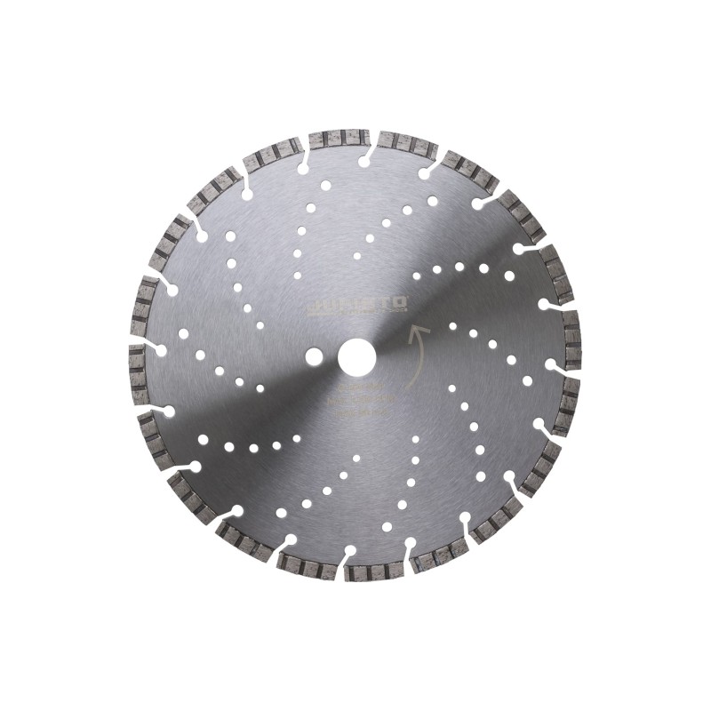 Tarcza diamentowa 300 x 25.4 mm, segmentowa, spawana laserowo, do granitu i betonu