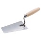 Kielnia sztukatorska trapezowa, 180 mm, stal nierdzewna, drewniany uchwyt Kielnia sztukatorska trapezowa, 180 mm, stal nierdzewna, drewniany uchwyt