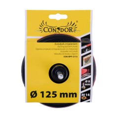 Dysk z rzepem 125 mm, z trzpieniem 8 mm