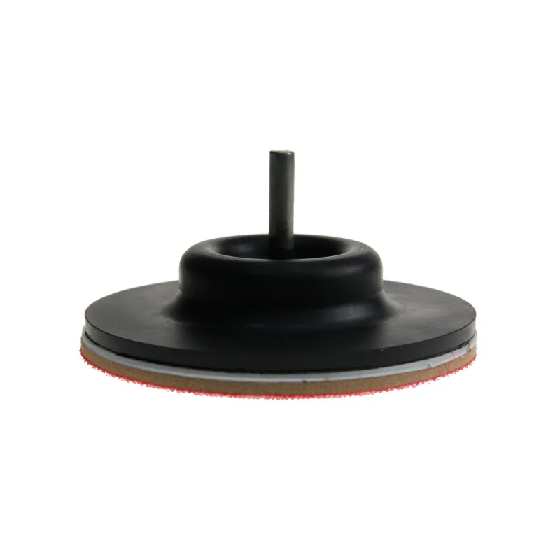 Dysk z rzepem 125 mm, uchylny, z trzpieniem 6 mm Dysk z rzepem 125 mm, uchylny, z trzpieniem 6 mm