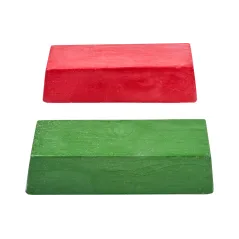 Zestaw past polerskich 200 g, zielona i czerwona, 2 szt.