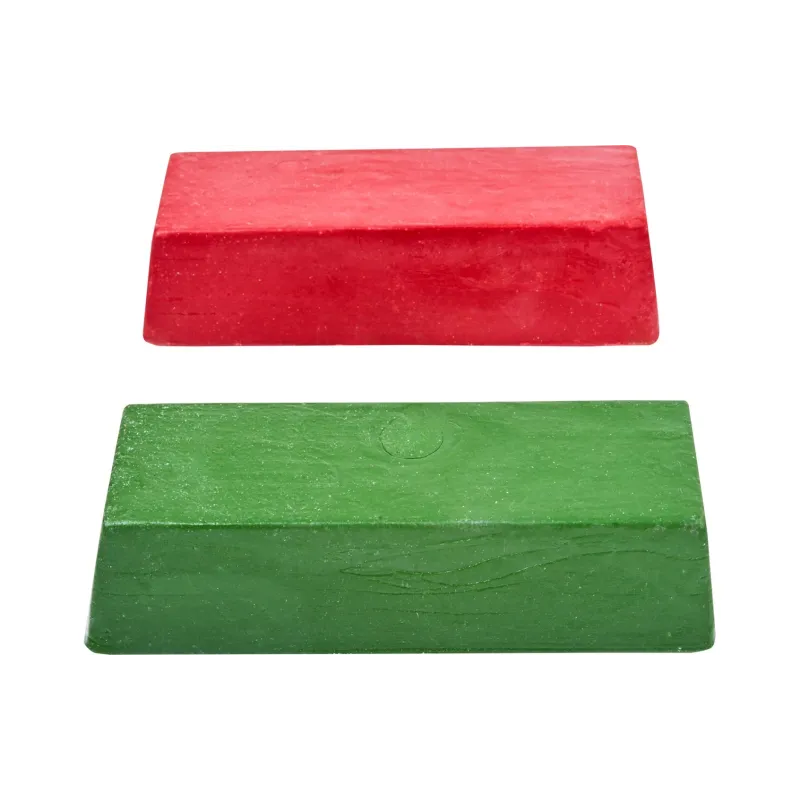 Zestaw past polerskich 200 g, zielona i czerwona, 2 szt. Zestaw past polerskich 200 g, zielona i czerwona, 2 szt.