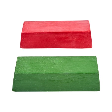 Zestaw past polerskich 200 g, zielona i czerwona, 2 szt.