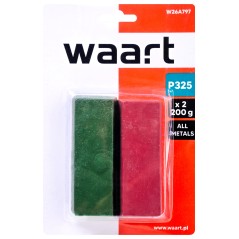Zestaw past polerskich 200 g, zielona i czerwona, 2 szt.