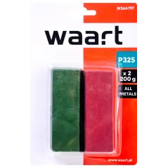 Zestaw past polerskich 200 g, zielona i czerwona, 2 szt.