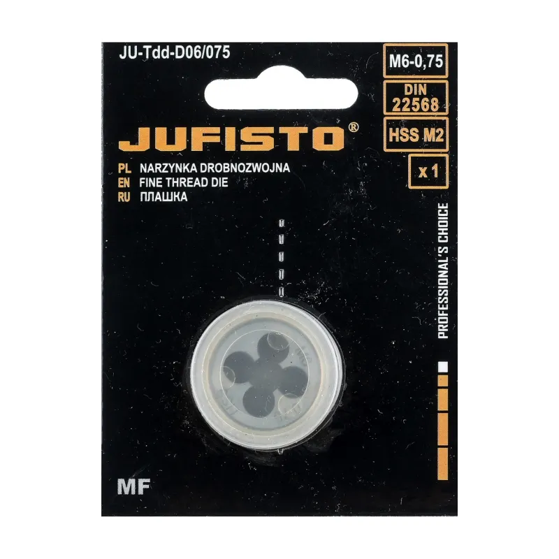 Narzynka drobnozwojna M6 x 0.75