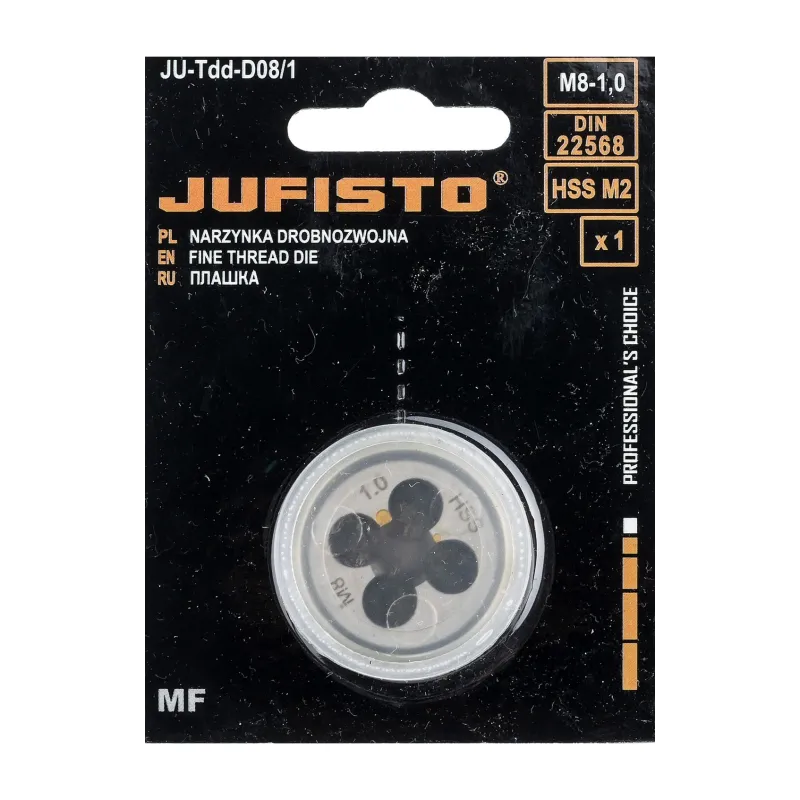 Narzynka drobnozwojna M8 x 1 Narzynka drobnozwojna M8 x 1