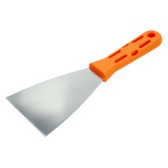Szpachla malarska 40 mm, stal nierdzewna, plastikowy uchwyt