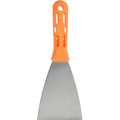 Szpachla malarska 40 mm, stal nierdzewna, plastikowy uchwyt