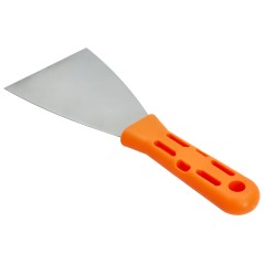 Szpachla malarska 40 mm, stal nierdzewna, plastikowy uchwyt