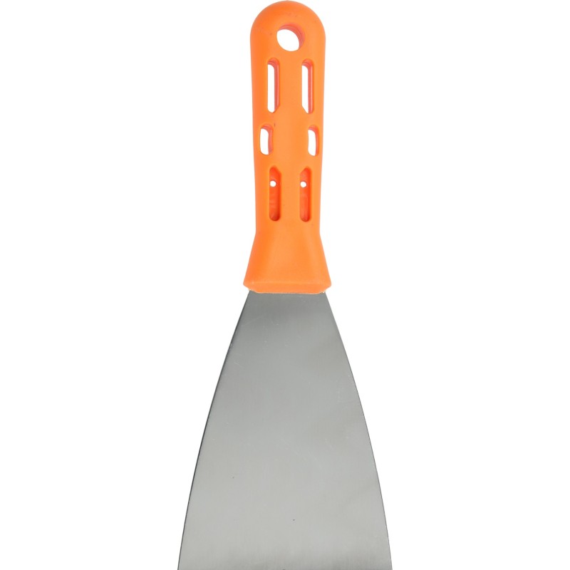Szpachla malarska 80 mm, stal nierdzewna, plastikowy uchwyt Szpachla malarska 80 mm, stal nierdzewna, plastikowy uchwyt