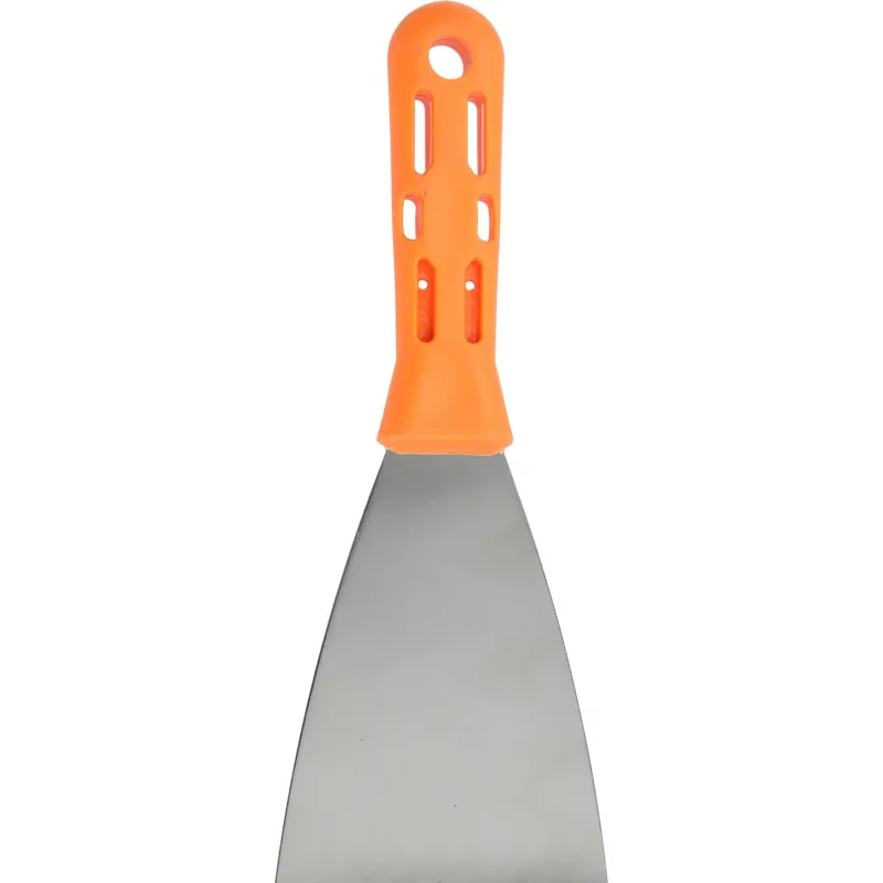 Szpachla malarska 80 mm, stal nierdzewna, plastikowy uchwyt Szpachla malarska 80 mm, stal nierdzewna, plastikowy uchwyt
