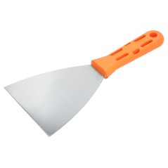 Szpachla malarska 100 mm, stal nierdzewna, plastikowy uchwyt