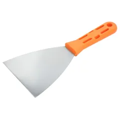 Szpachla malarska 100 mm, stal nierdzewna, plastikowy uchwyt