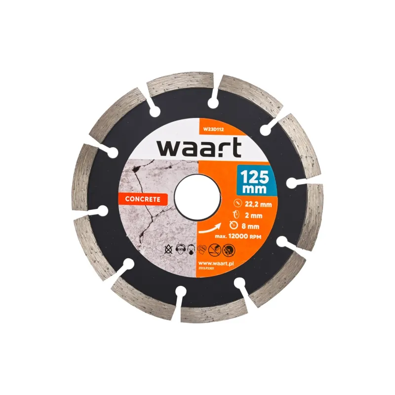 Tarcza diamentowa 125 x 22.2, segmentowa Tarcza diamentowa 125 x 22.2, segmentowa