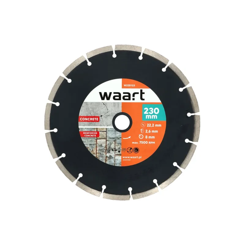 Tarcza diamentowa 230 x 22.2, segmentowa Tarcza diamentowa 230 x 22.2, segmentowa