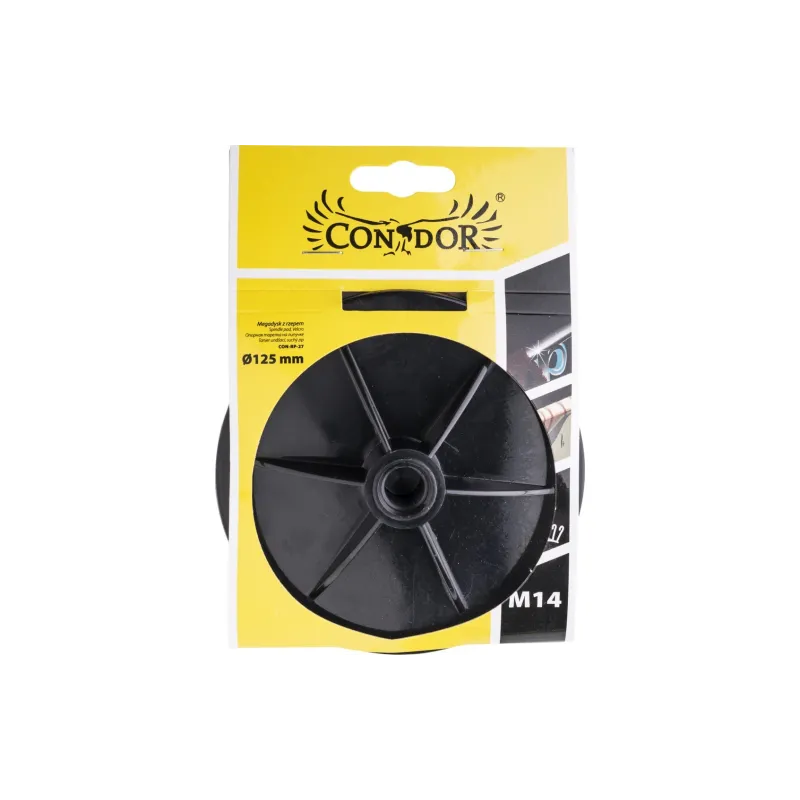 Dysk z rzepem 125 mm, M14, plastikowy