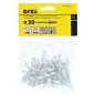 Nity aluminiowe 4.0 x 12.5 mm, 50 szt.