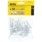 Nity aluminiowe 4.0 x 10.0 mm, 50 szt. Nity aluminiowe 4.0 x 10.0 mm, 50 szt.