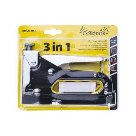 Zszywacz tapicerski 3 in 1, metalowa obudowa