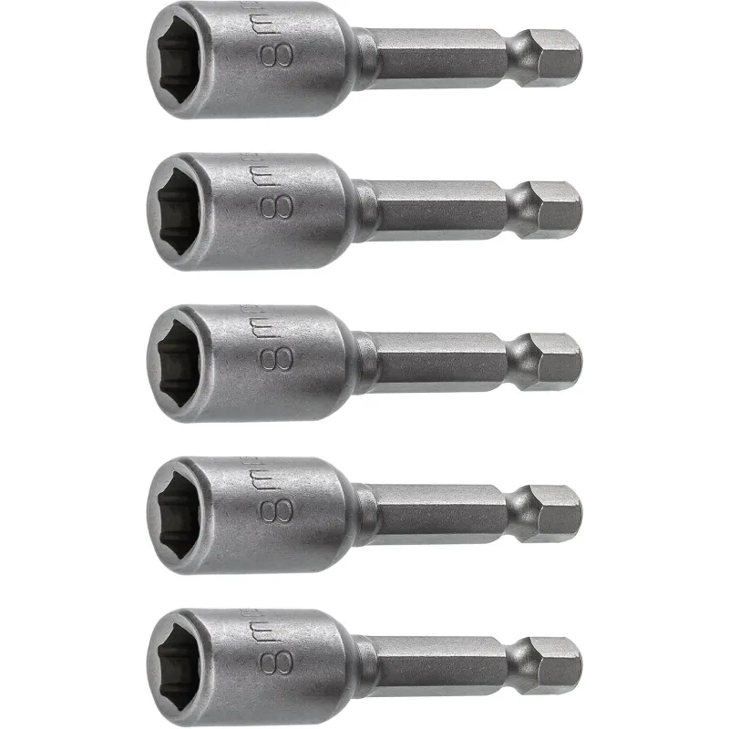 Nasadki z magnesem Farmer 8 mm, 10 szt. Nasadki z magnesem Farmer 8 mm, 10 szt.