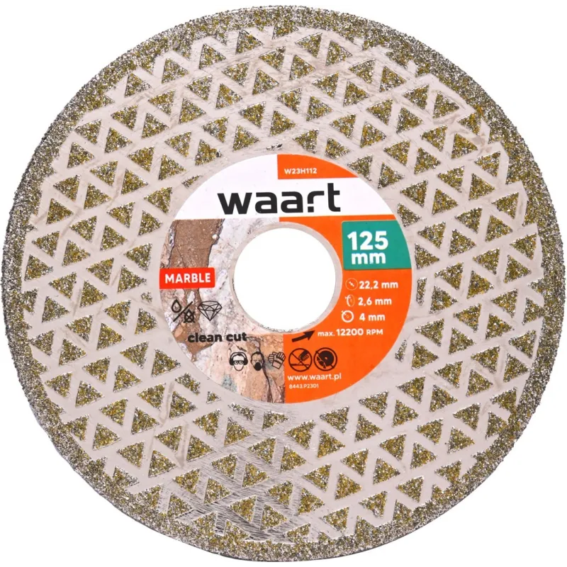 Tarcza diamentowa 125 x 22.2, do szlifowania, fazowania