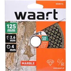 Tarcza diamentowa 125 x 22.2, do szlifowania, fazowania