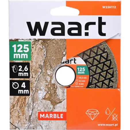 Tarcza diamentowa 125 x 22.2, do szlifowania, fazowania