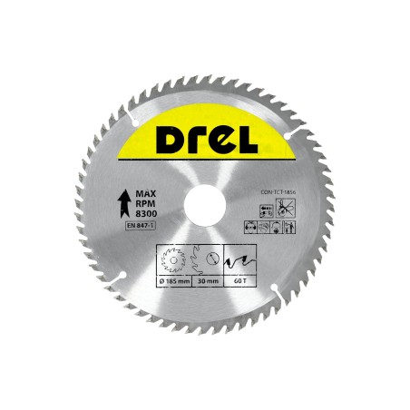 Tarcza do pilarki widiowa 185 x 30 mm, 60T