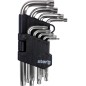 Zestawy kluczy Torx z otworem, T10-50, 9 szt.
