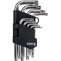 Zestawy kluczy Torx z otworem, T10-50, 9 szt.