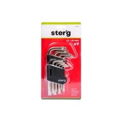 Zestawy kluczy Torx z otworem, T10-50, 9 szt.