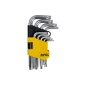 Zestaw kluczy Torx z otworem T10-50, 9 szt.