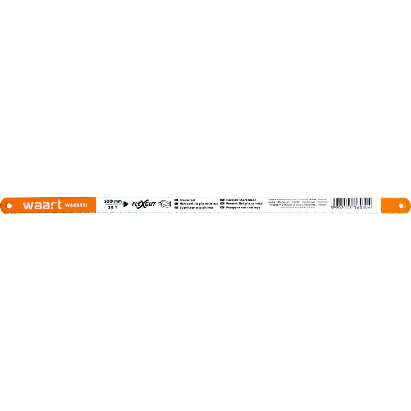 Brzeszczoy do metalu, HCS, jednostronne, 300 mm, 2 szt. Brzeszczoy do metalu, HCS, jednostronne, 300 mm, 2 szt.