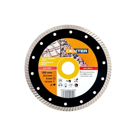 Tarcza diamentowa TURBO 180 x 1,6 x 25,4 mm