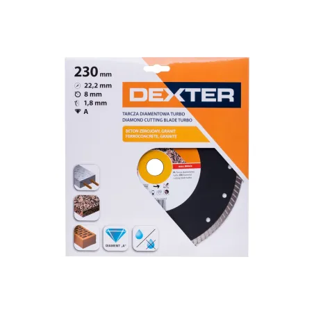 Tarcza diamentowa TURBO 230 x 1,8 x 22,23 mm