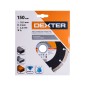 Tarcza diamentowa SEGMENTOWA 150 x 2,2 x 22,23 mm, DO BRUZDOWANIA
