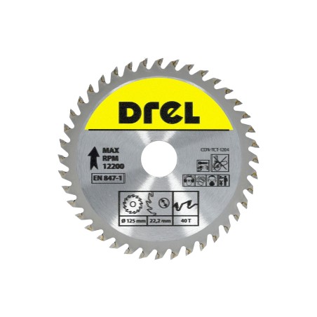 Tarcza do pilarki widiowa 125 x 22.2 mm, 40T