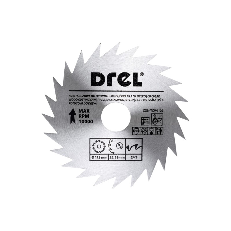 Tarcza do pilarki 115 x 22.2 mm, 24T