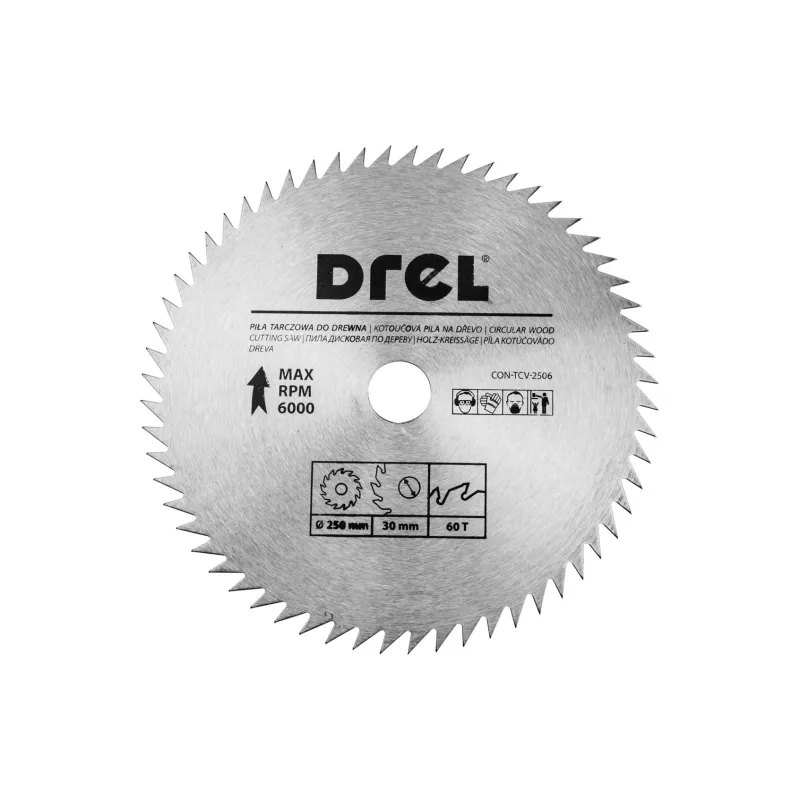 Tarcza do pilarki 250 x 30 mm, 60T Tarcza do pilarki 250 x 30 mm, 60T