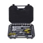 Zestaw kluczy nasadowych 1/4", 1/2", 72 szt.