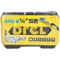 Zestaw kluczy nasadowych 1/4", 46 szt.