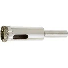 Otwornica z nasypem diamentowym 12 mm, diament galwanizowany