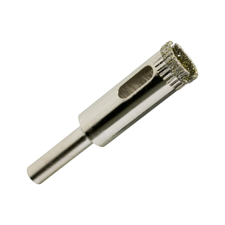 Otwornica z nasypem diamentowym 12 mm, diament galwanizowany