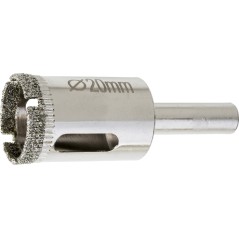 Otwornica z nasypem diamentowym 20 mm, diament galwanizowany