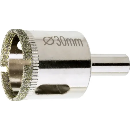 Otwornica z nasypem diamentowym 30 mm, diament galwanizowany